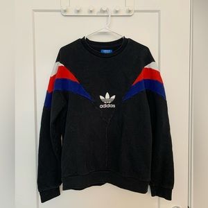 Adidas black sweatshirt size L